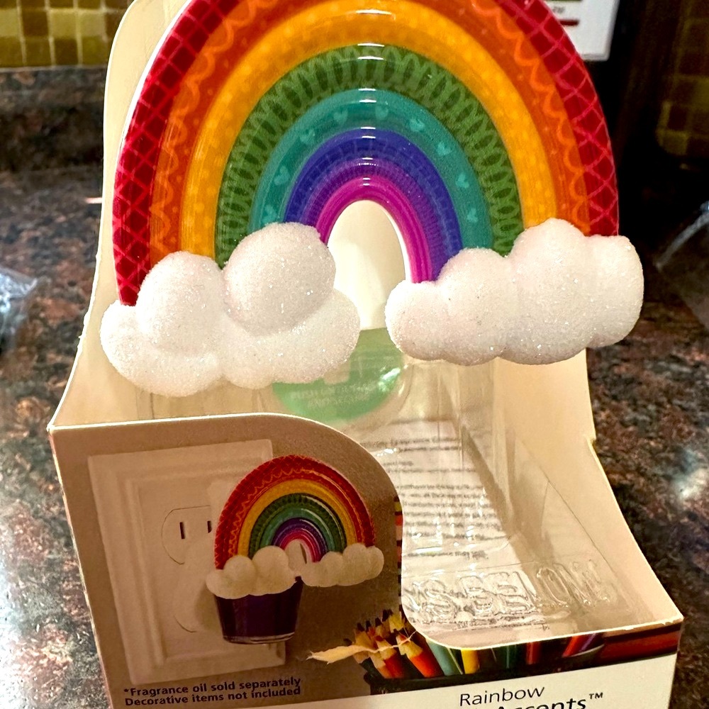 Mainstay Rainbow Wall Accent with Clouds